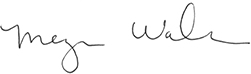 megan walton signature